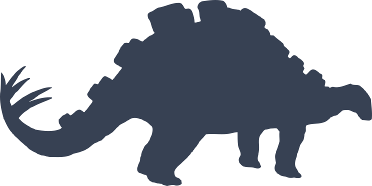 Cool Stegosaurus Dinosaur Sticker