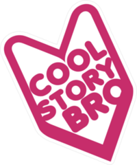 Cool Story Bro Wakaba Mark Sticker