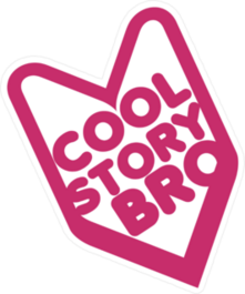 Cool Story Bro Wakaba Mark Sticker