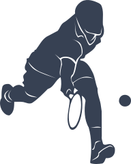 Cool Tennis Player Sticker