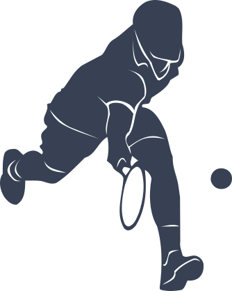 Cool Tennis Player Sticker