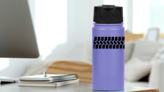 Cool Tire Tread Race Car Sticker on a Water Bottle (New) example