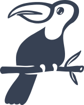 Cool Toucan On A Branch Sticker