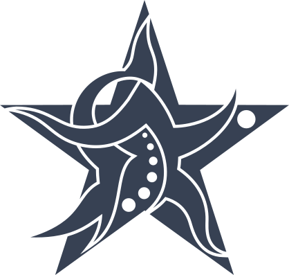 Cool Tribal Star Sticker
