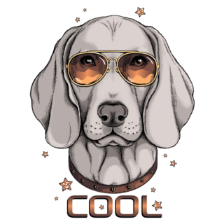 Cool Weimaraner Sticker