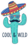 Cool & Wild Cactus Sticker