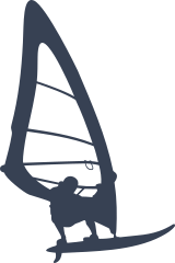 Cool Wind Sailing Sticker