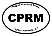 Copper Mountain Resort Oval Sticker