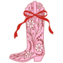 Coquette Boot Sticker