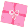 Coquette Bow Gift Sticker