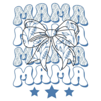 Coquette Bow Mama Sticker