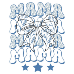 Coquette Bow Mama Sticker
