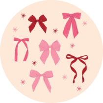 Coquette Bows Sticker