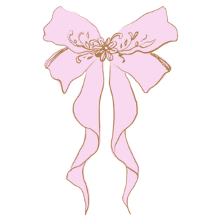 Coquette Charming Bow Sticker