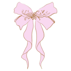 Coquette Charming Bow Sticker