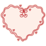 Coquette Cherry Heart Sticker