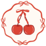 Coquette Cherry Sticker