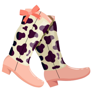 Coquette Cow Sticker