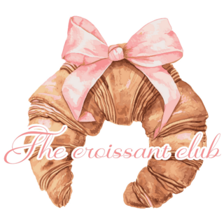 Coquette Croissant Sticker