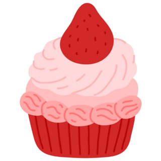 Coquette Cupcake Sticker