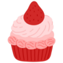Coquette Cupcake Sticker