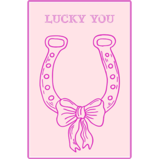 Coquette Horseshoe Sticker