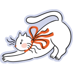Coquette Kitten Sticker