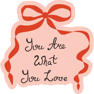 Coquette Quote Sticker