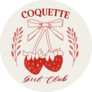 Coquette Strawberry Sticker