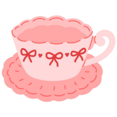 Coquette Tea Sticker