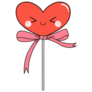 Coquette Valentine Candy Sticker