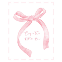 Coquette Watercolor Sticker