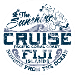 Coral Coast Fiji Sticker