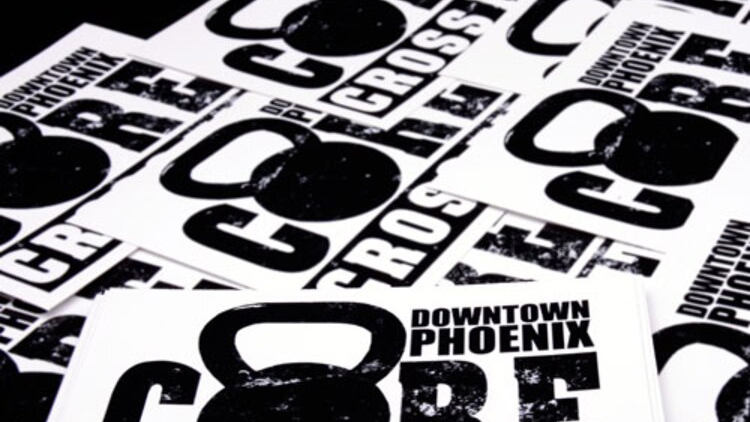 Core Crossfit Custom Rectangle Stickers