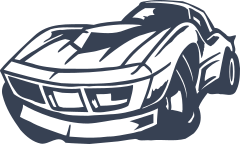 Corvette Car Sticker