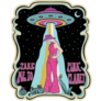 Cosmic Cowgirl Illustration Sticker