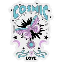 Cosmic Love Mystical Butterfly Sticker