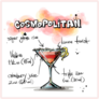 Cosmopolitan Sticker