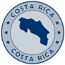 Costa Rica Badge Sticker