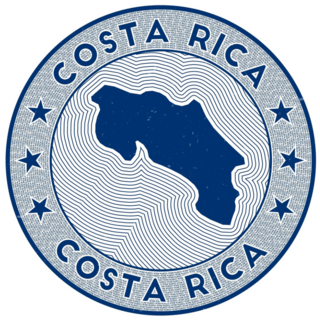 Costa Rica Badge Sticker