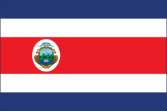 Costa Rica Country Flag Sticker