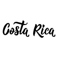 Costa Rica Cute Font Sticker 