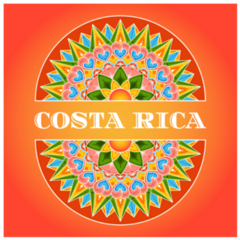 Costa Rica Emblem Sticker