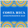 Costa Rica Independence Sticker