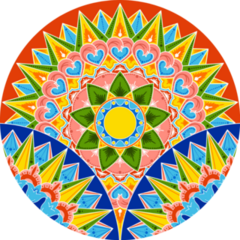 Costa Rica Pattern Sticker