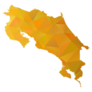 Costa Rica Polygonal Sticker