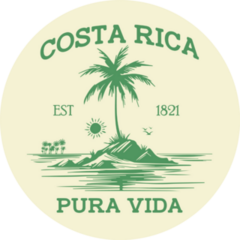 Costa Rica Pura Vida Sticker