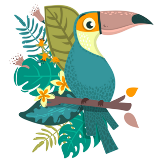 Costa Rica Toucan Sticker