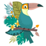 Costa Rica Toucan Sticker