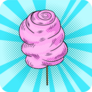 Cotton Candy Pop Art Sticker